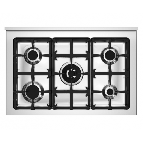 BERTAZZONI MAS95C1ENEC Κουζίνα Ηλεκτρική με Εστίες Αερίου 90cm Μαύρο